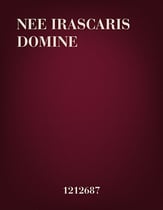 Ne Irascaris Domine SATB choral sheet music cover